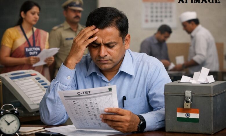 TEACHER ELECTION DUTY AND C TET EXAM PAPER IN MAHARASHTRA