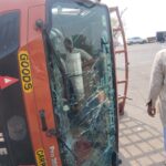 آئشر ٹرک اور دو پہیہ گاڑی میں ٹکر؛ بائیک سوار شدید زخمی، اکولہ-بالاپور ہائی وے پر حادثہ!