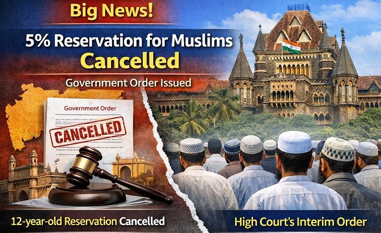 5 percent muslim reservation