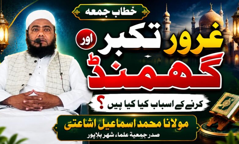 GURU TAKABBUR AUR GHAMAND KHUTBAE JUMA